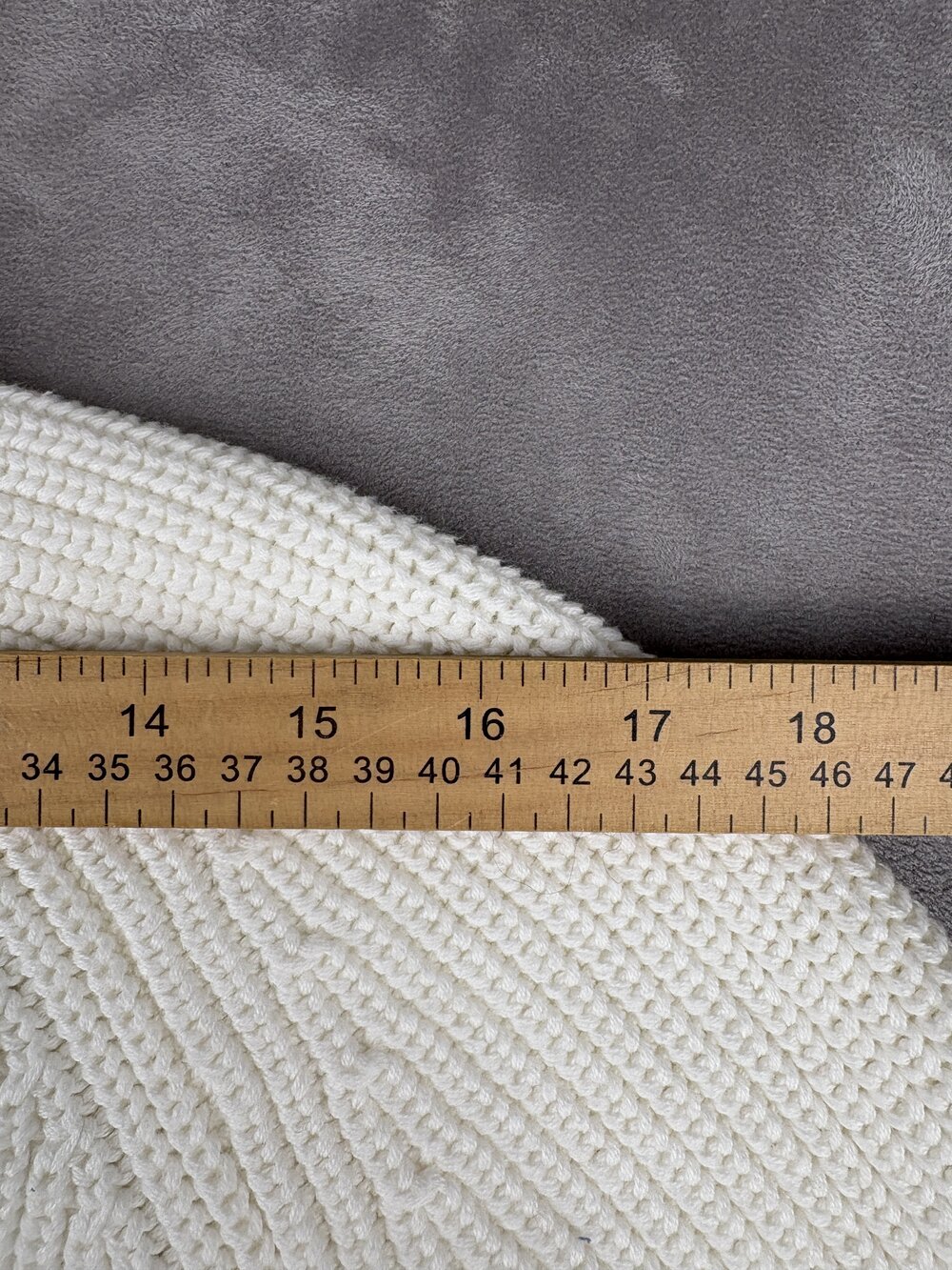 Quince Ribbed Crewneck Sweater - Cream, Size S - Picture 8 of 10
